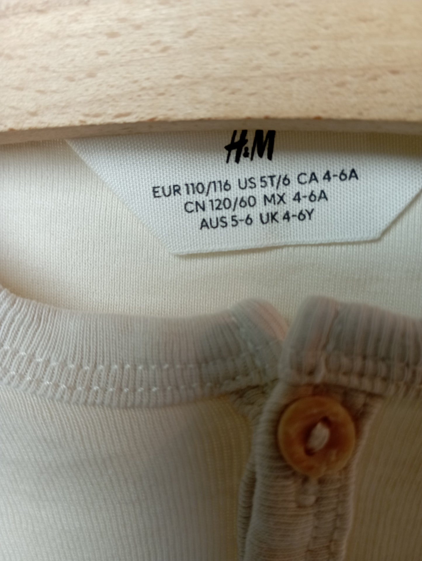 Shirt met knoopjes 110/116 H&M