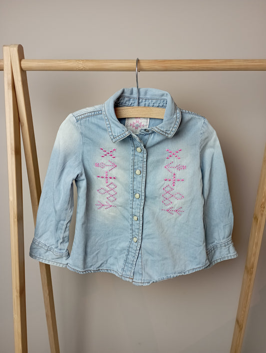 Jeanshemdje 92 Tex