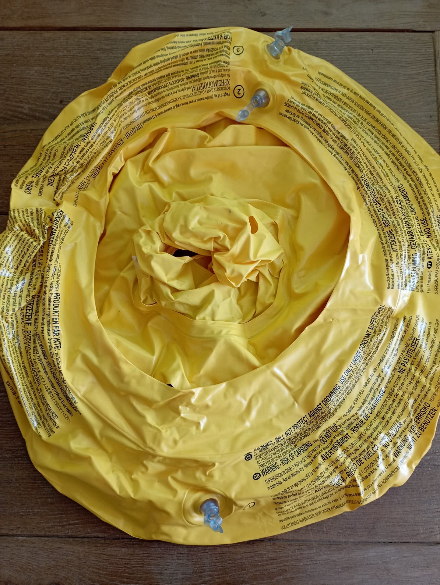 Zwemring 6-12m of tot 11kg Intex