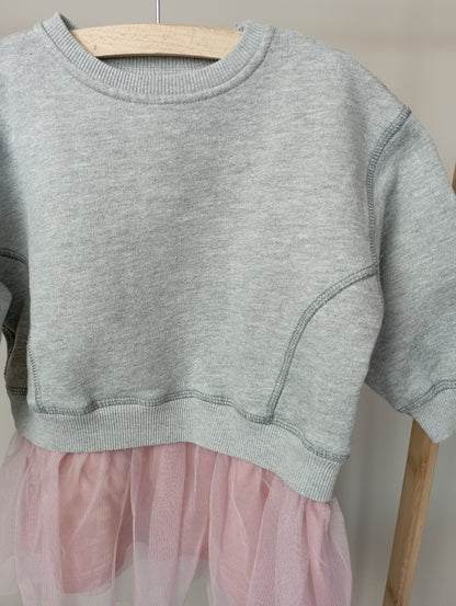 Jurk met tule rok 98 Zara