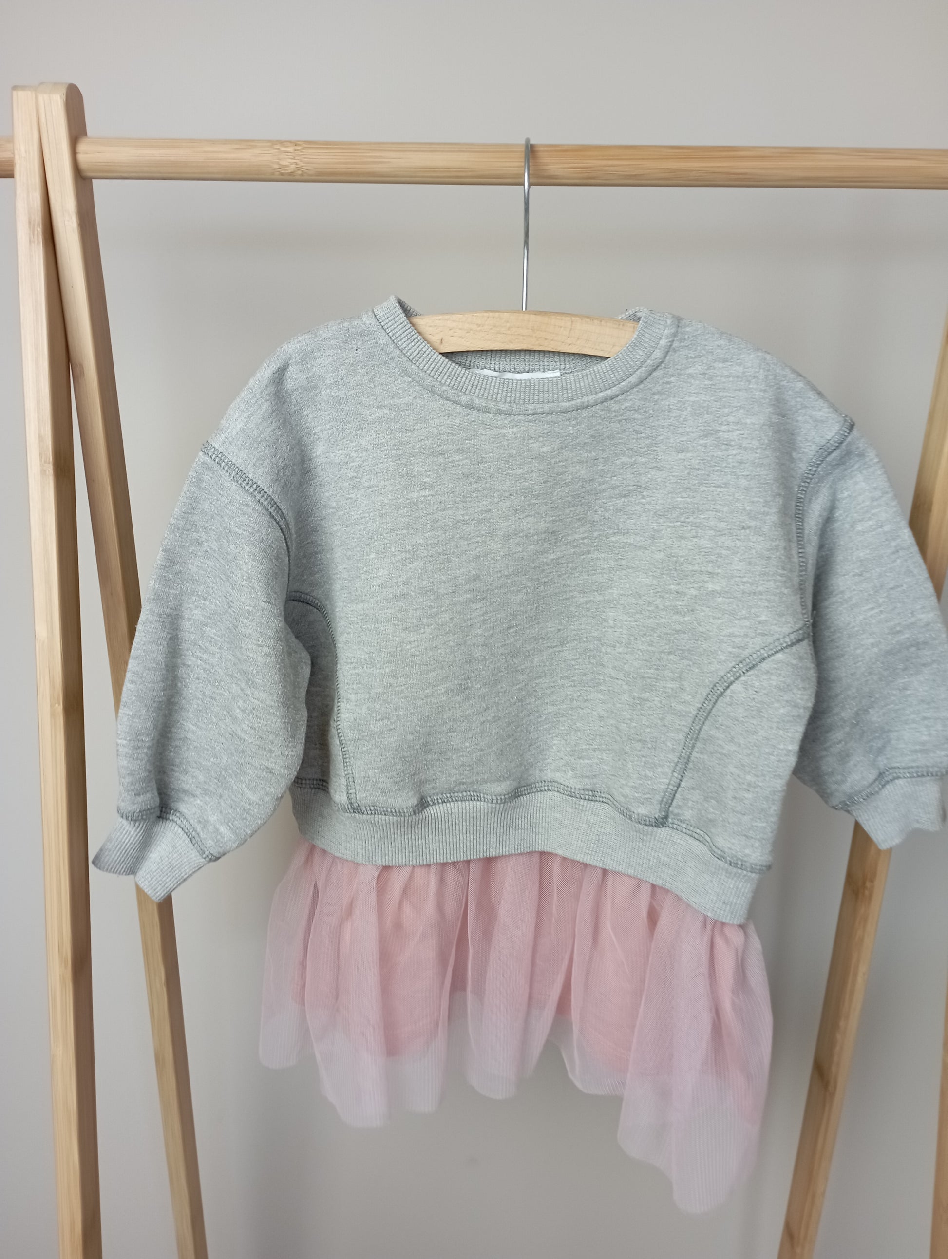 Jurk met tule rok 98 Zara