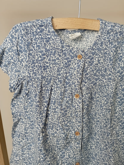 Shirtje met knoopjes 98 H&M