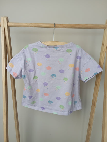 Shirt met wolkjes 110 Next