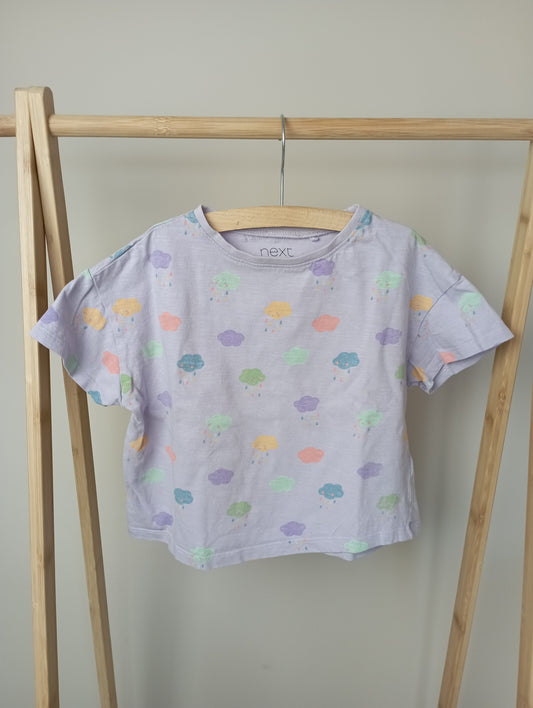 Shirt met wolkjes 110 Next