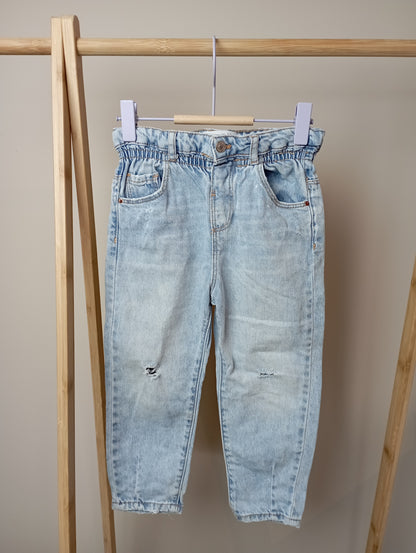 Jeansbroek met scheuren 104 Zara