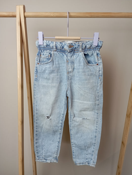 Jeansbroek met scheuren 104 Zara