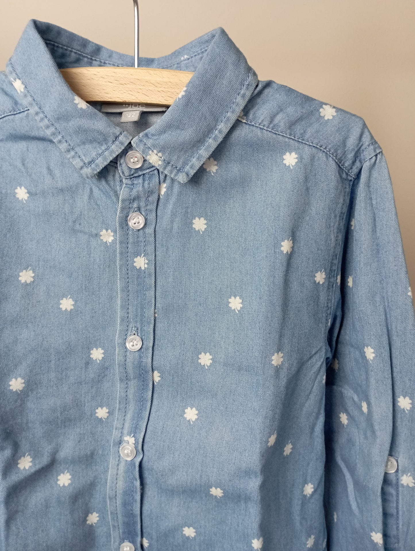 Hemd met bloemen 122 JBC