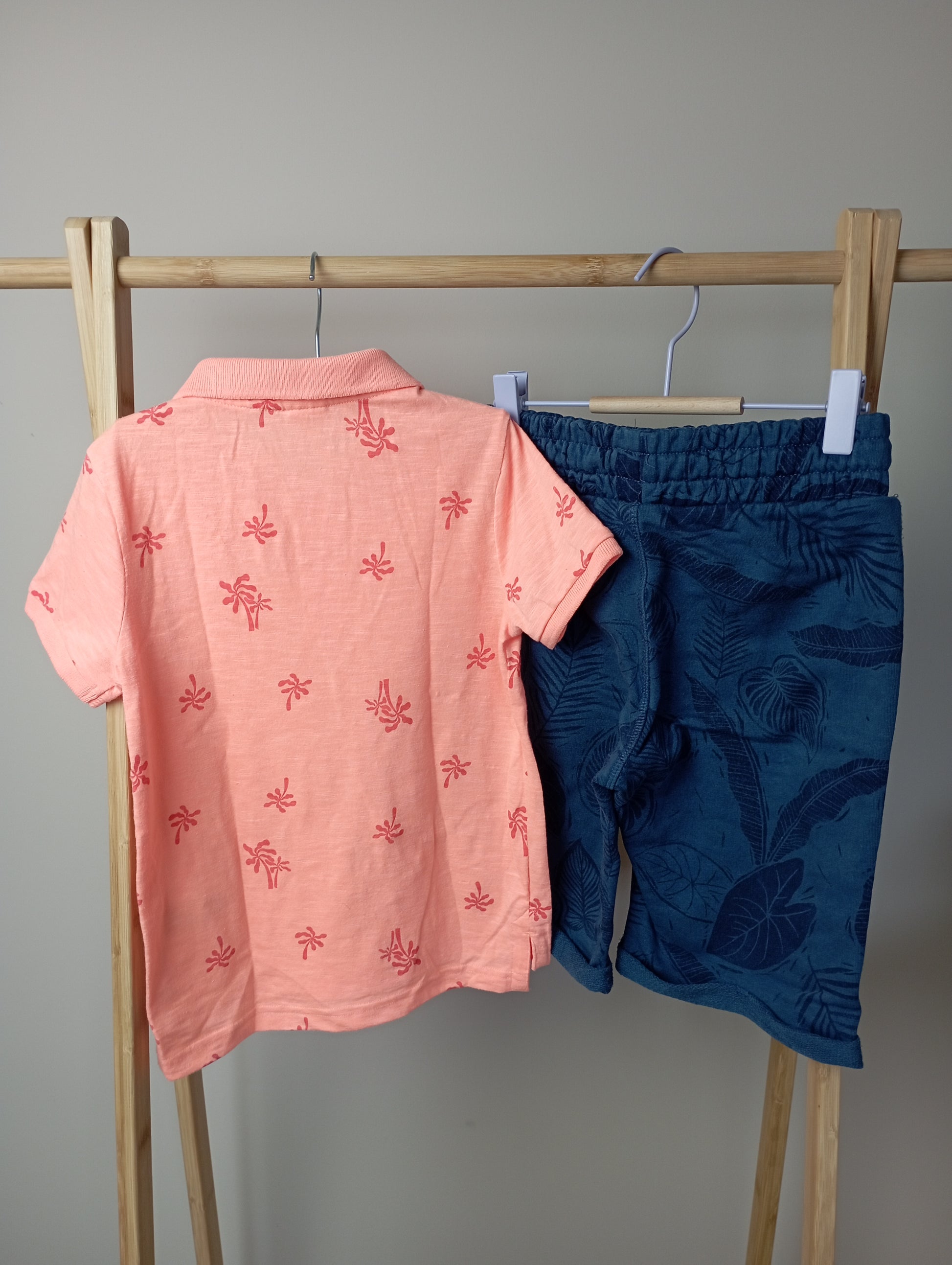 Setje met palmbomen 122/128 Hema