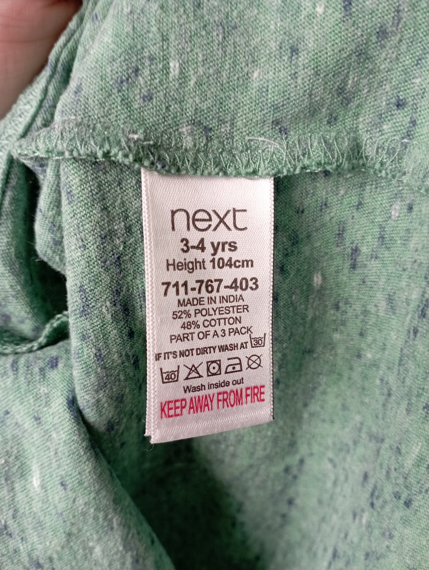 T-shirt met zakje 104 Next