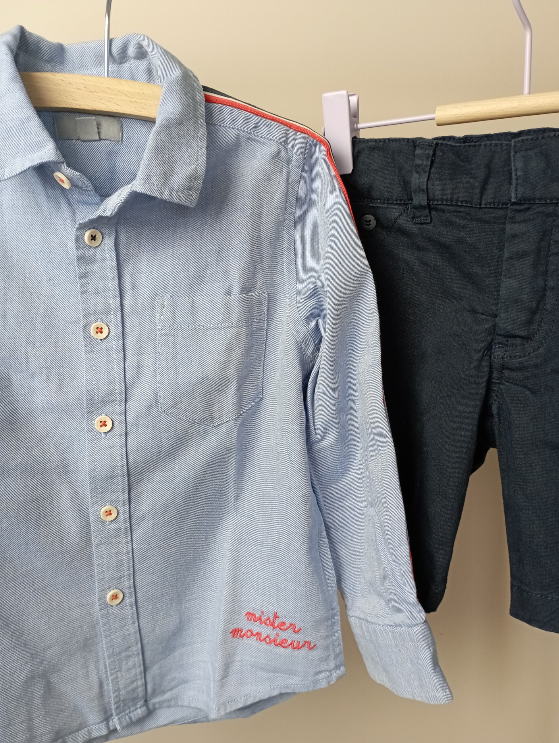 Setje met korte broek 104 JBC