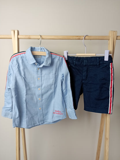 Setje met korte broek 104 JBC