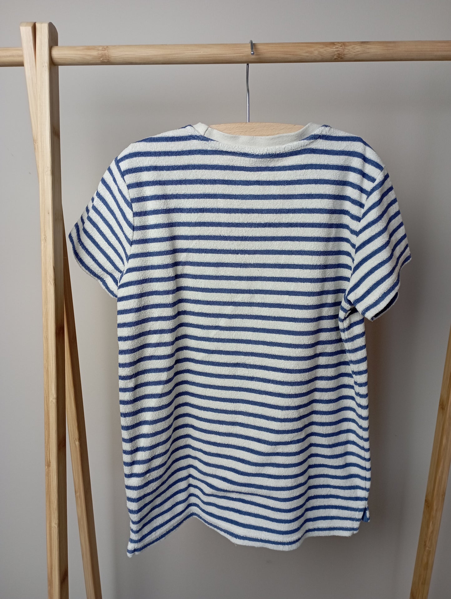T-shirt in badstof 122/128 Hema