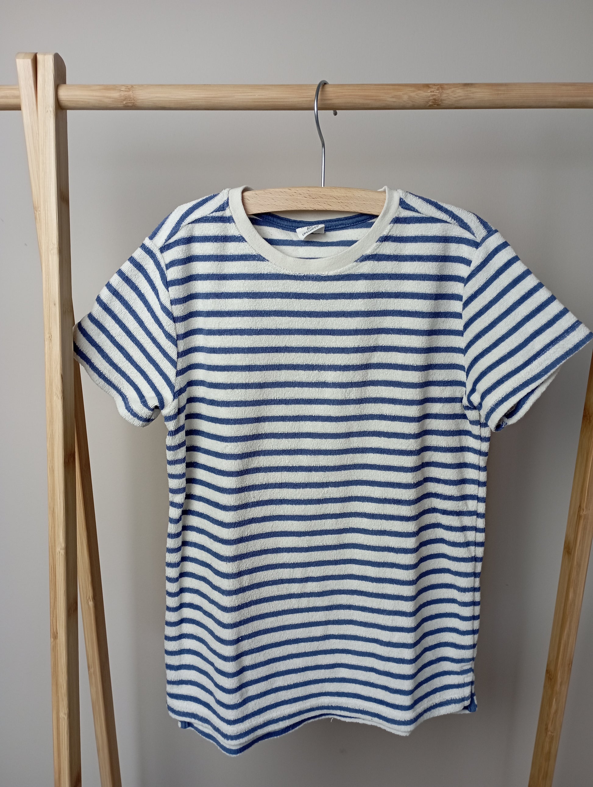 T-shirt in badstof 122/128 Hema