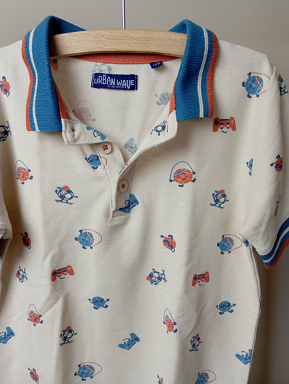 Polo met figuurtjes 122 Urban Wave