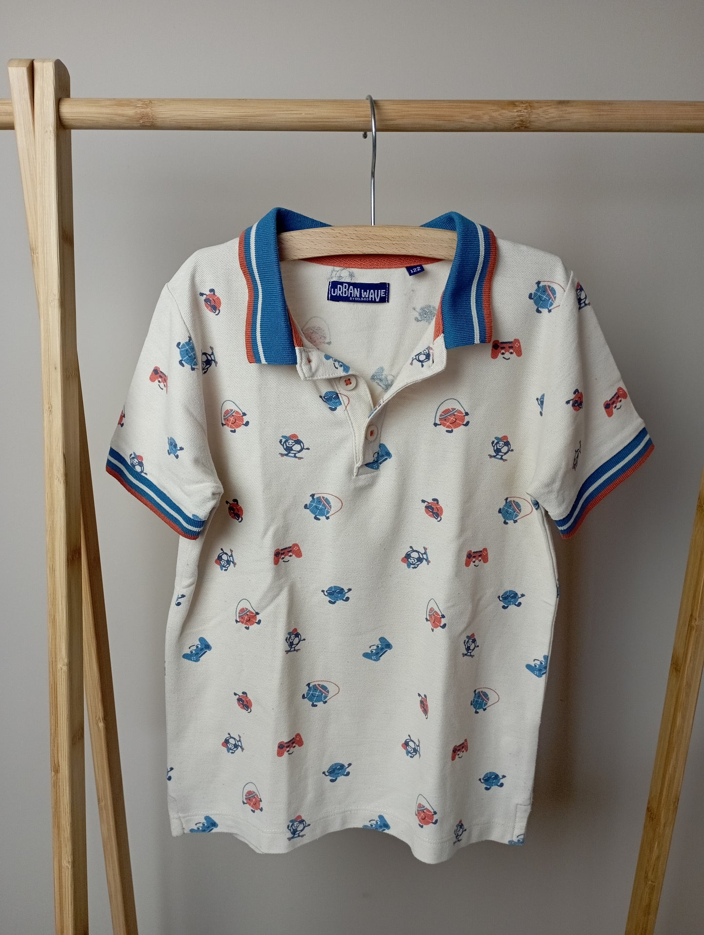 Polo met figuurtjes 122 Urban Wave