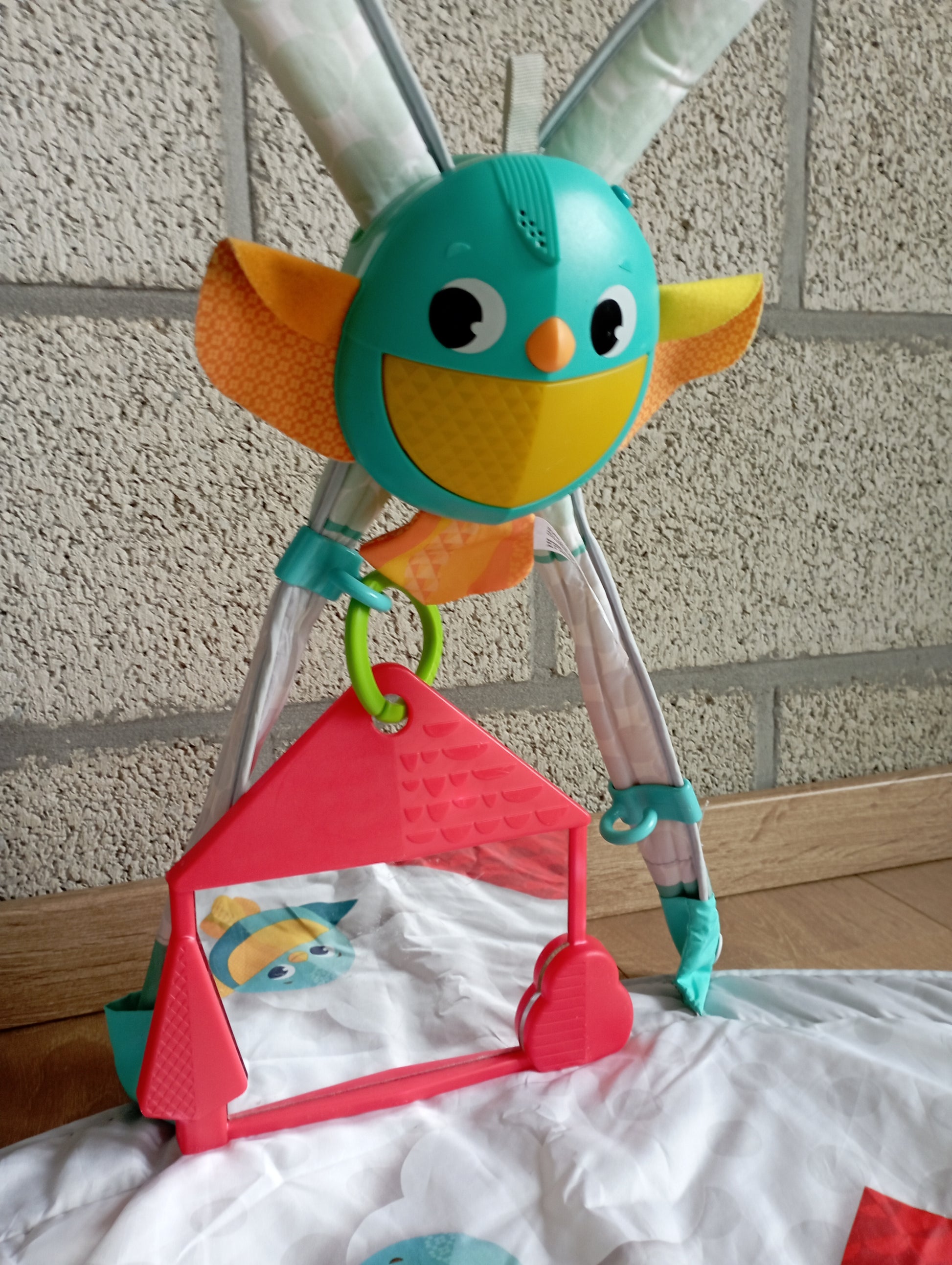 Speelmat voor baby's met buikligtrainer (110x90cm) Tiny Love