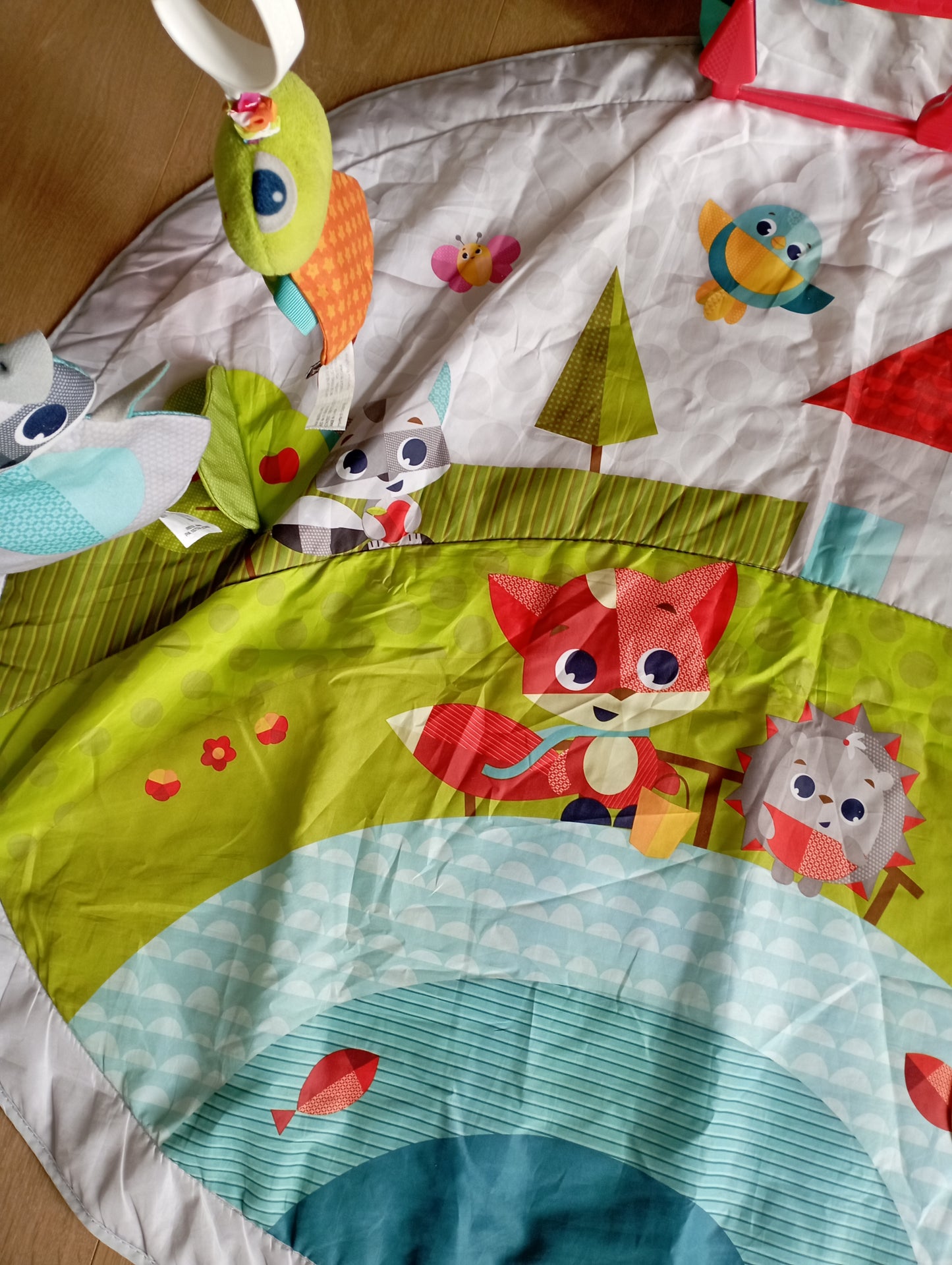 Speelmat voor baby's met buikligtrainer (110x90cm) Tiny Love