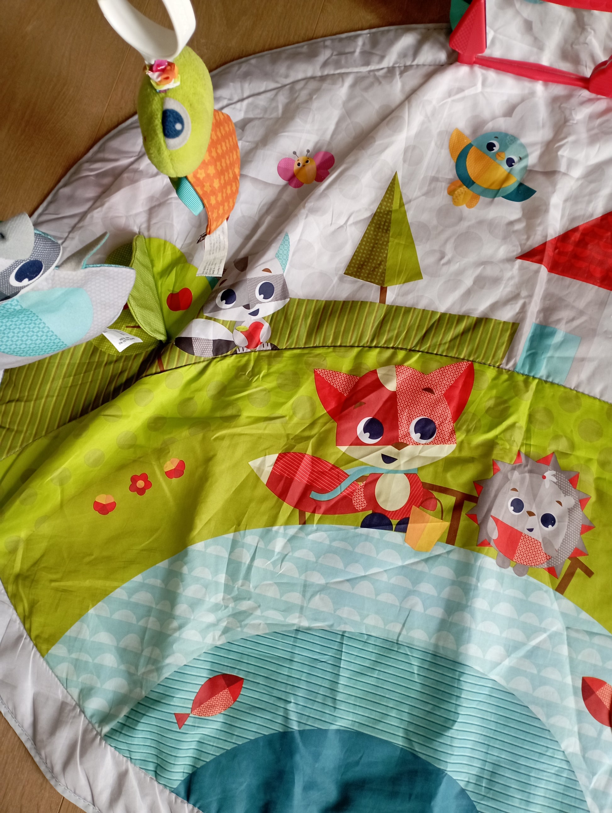 Speelmat voor baby's met buikligtrainer (110x90cm) Tiny Love