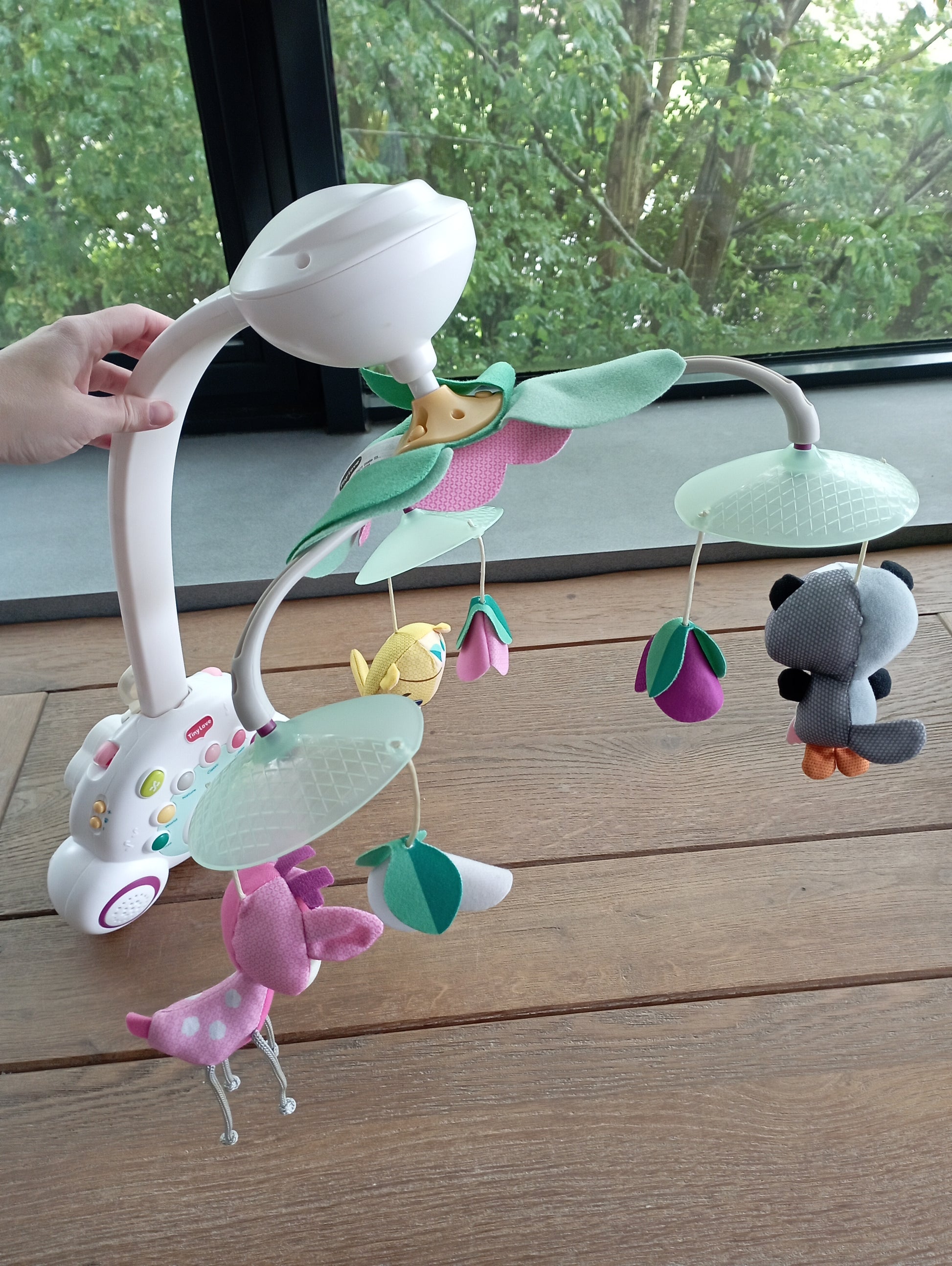 Mobiel met bosdieren Tiny Love