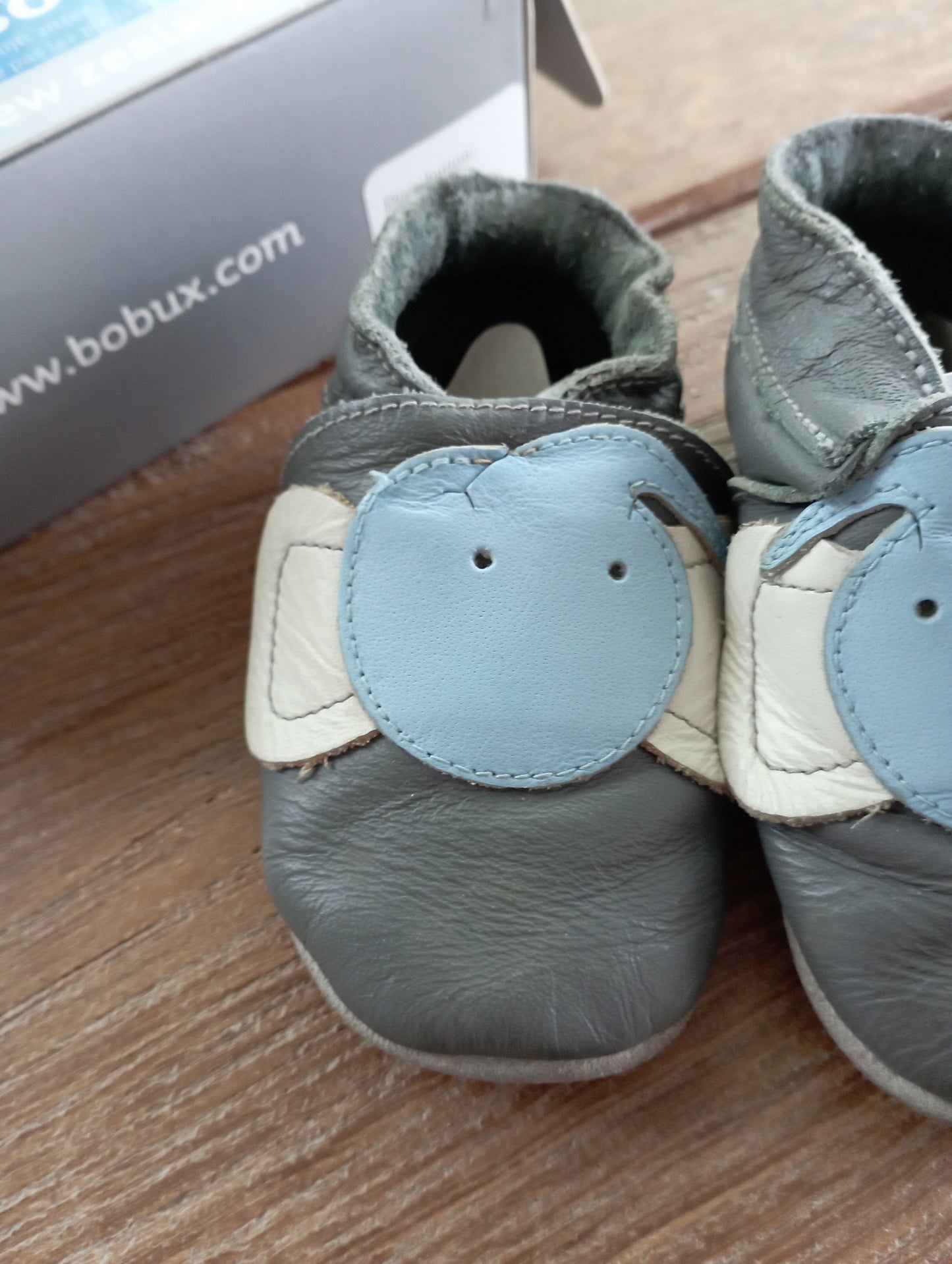 Soft sole slofje met olifant 3-9m Bobux