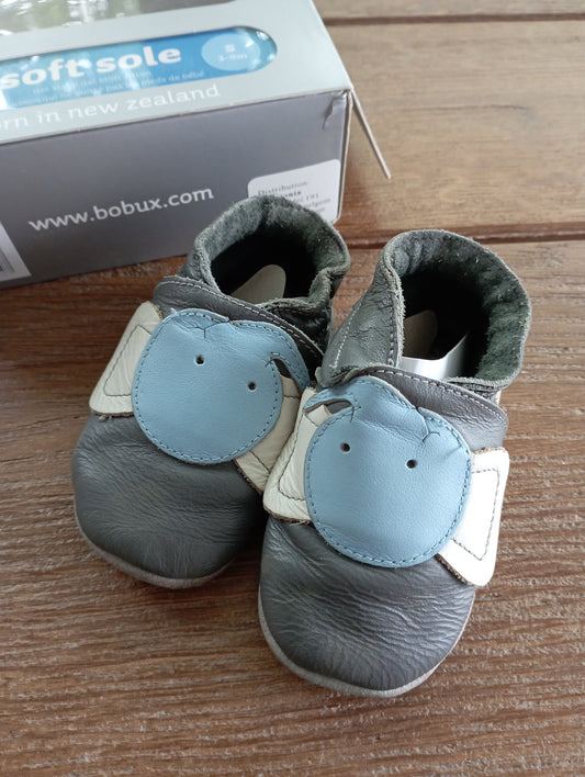 Soft sole slofje met olifant 3-9m Bobux