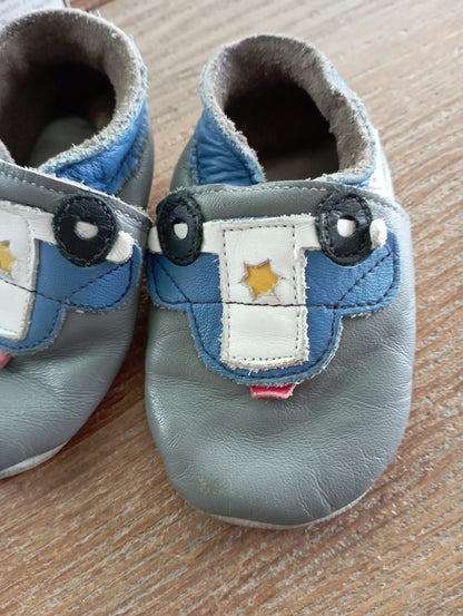 Soft sole slofje met auto 3-9m Bobux