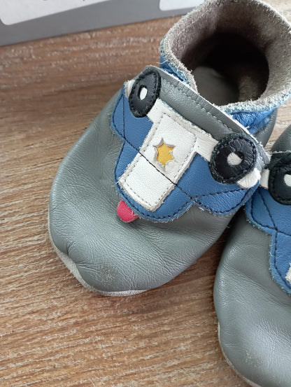 Soft sole slofje met auto 3-9m Bobux