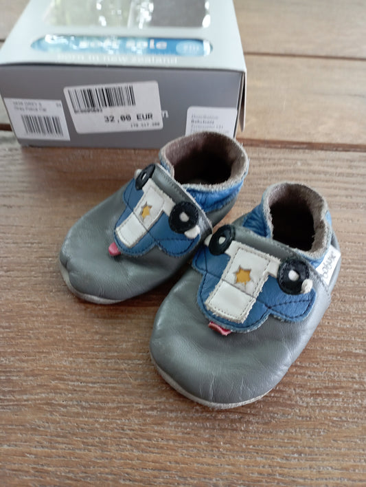 Soft sole slofje met auto 3-9m Bobux