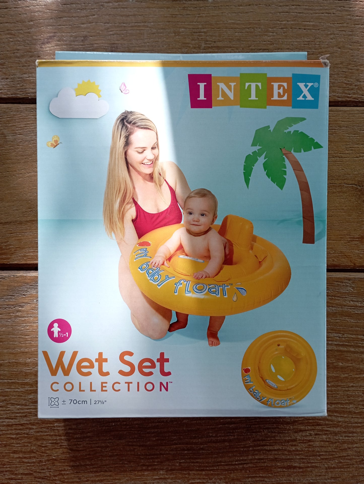 Zwemring 6-12m of tot 11kg Intex