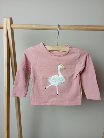 Longsleeve met zwaan 68 Someone