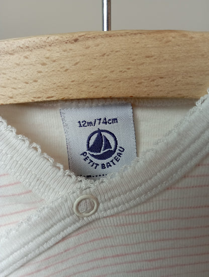 Pyjama met vlinder 12m Petit Bateau