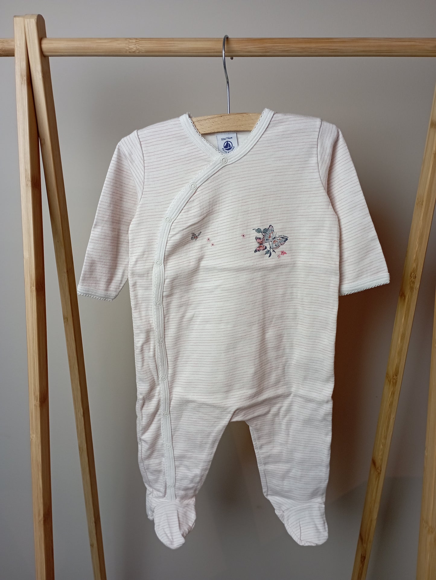 Pyjama met vlinder 12m Petit Bateau