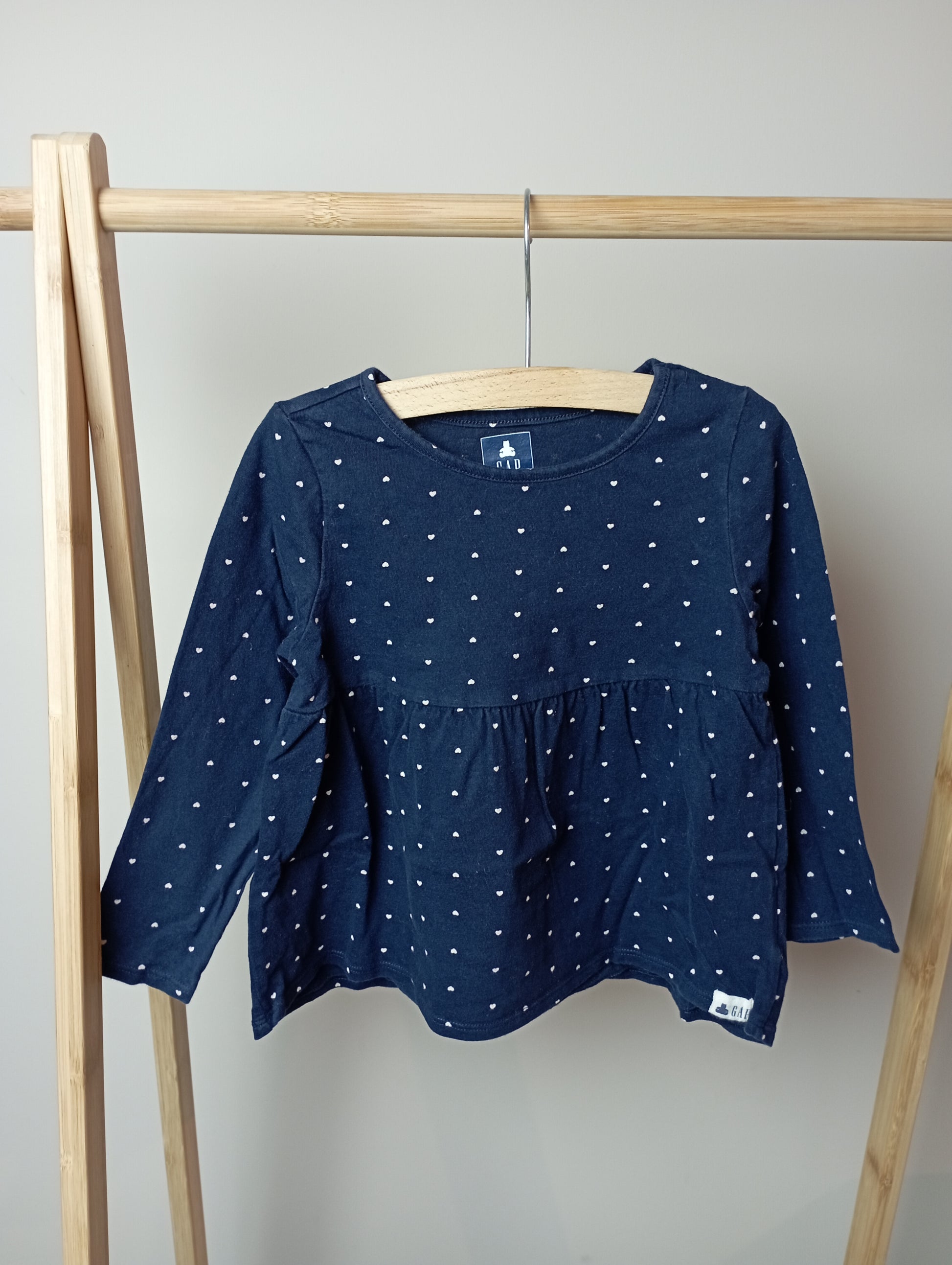 Blouse met hartjes 2y GAP