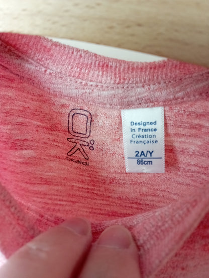 T-shirt met zakje 86 Okaïdi