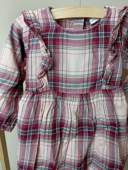 Geruit jurkje 80 H&M