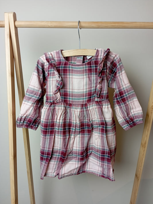 Geruit jurkje 80 H&M