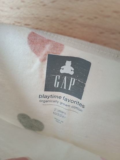 Longsleeve met hartjes 92 GAP