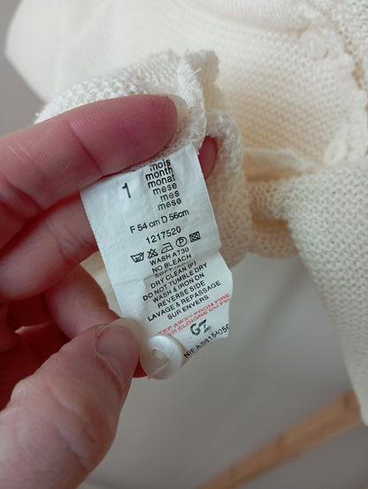 Gebreid vestje/truitje 56 Grain de blé