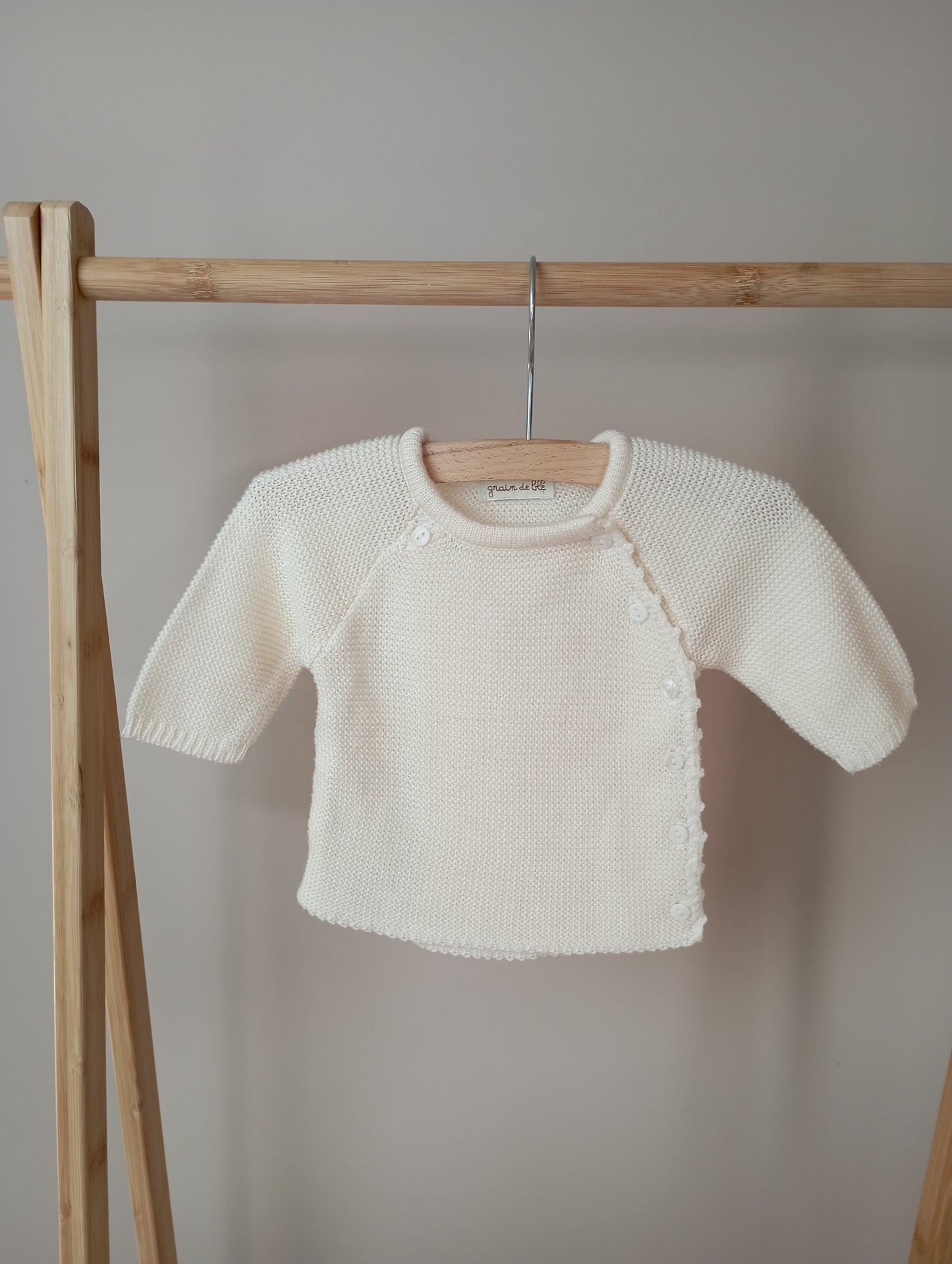 Gebreid vestje/truitje 56 Grain de blé