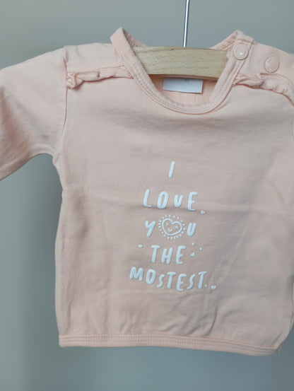 Longsleeve "I love you the mostest" 50 Feetje