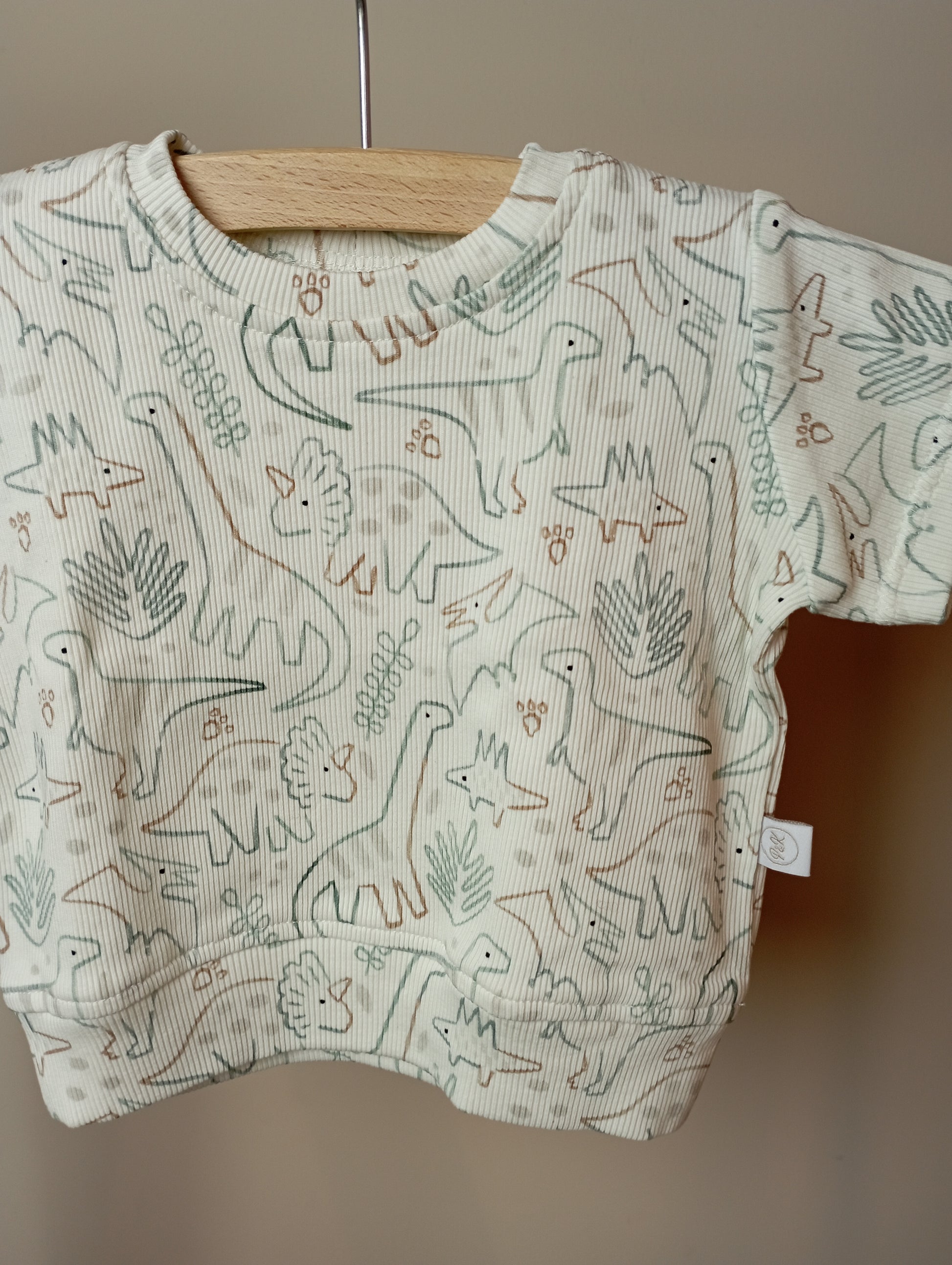 Shirt met dino's 62 Popje & Co