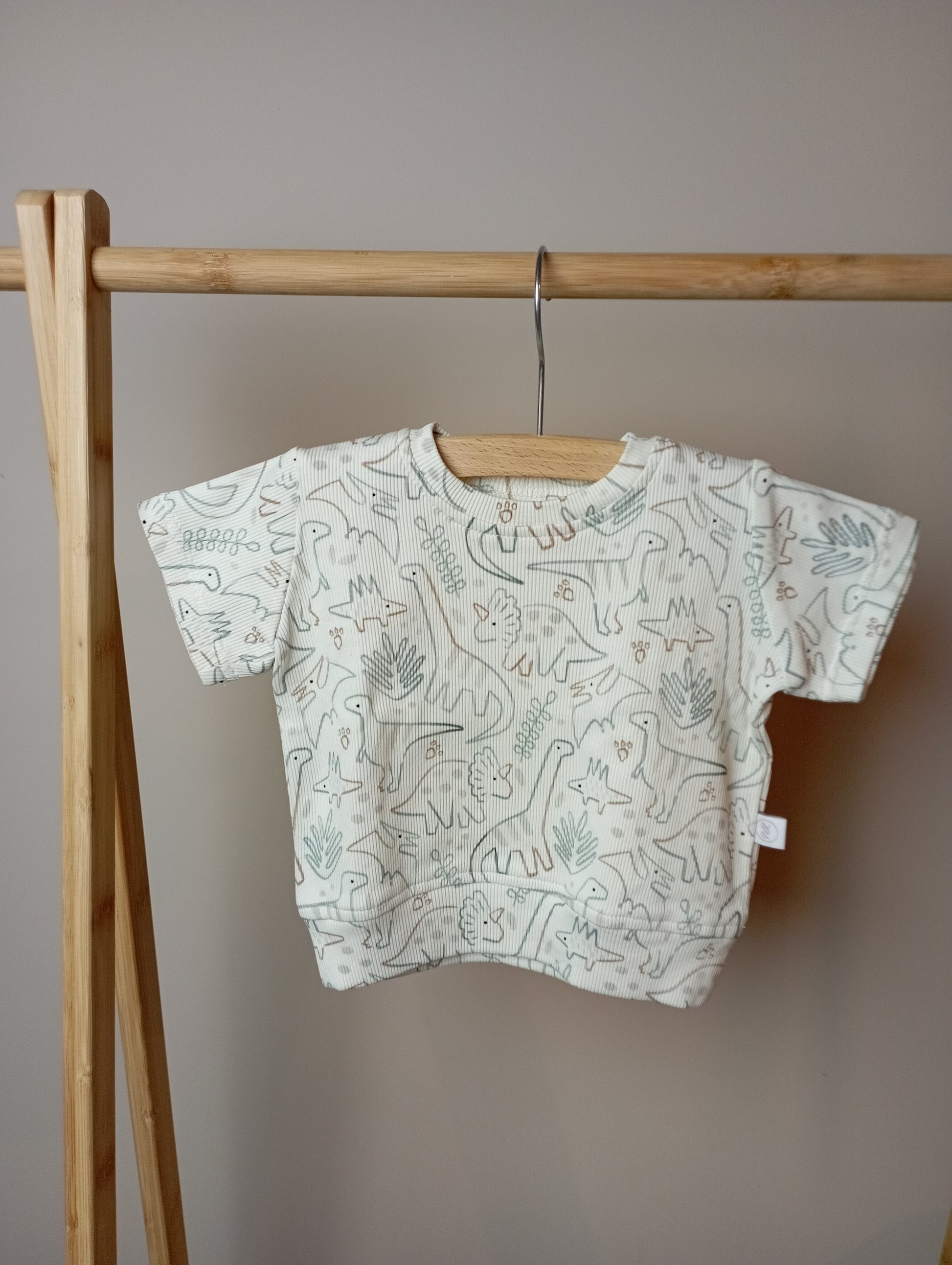 Shirt met dino's 62 Popje & Co