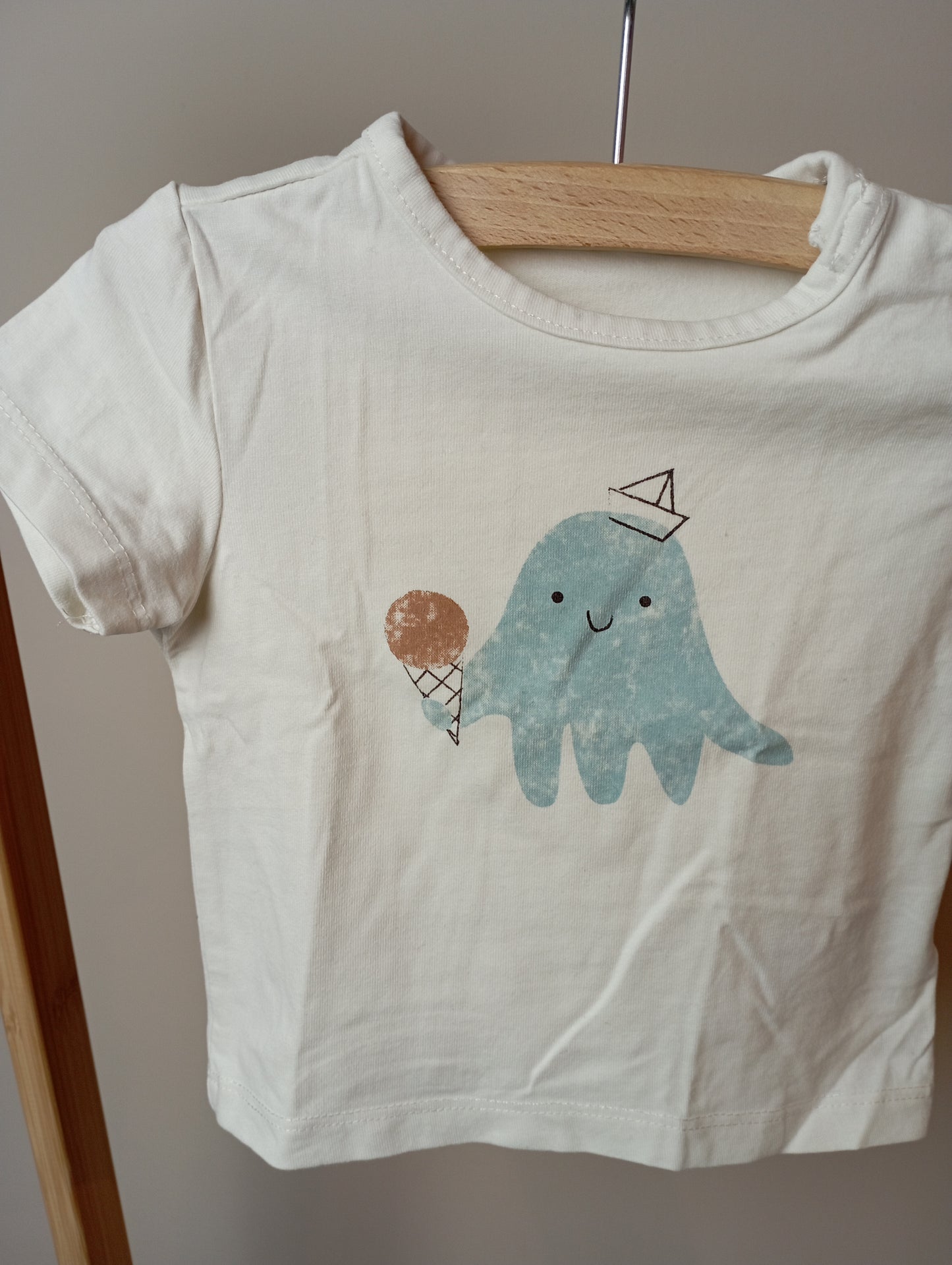 T-shirt met octopus 62 Cuddles and smiles