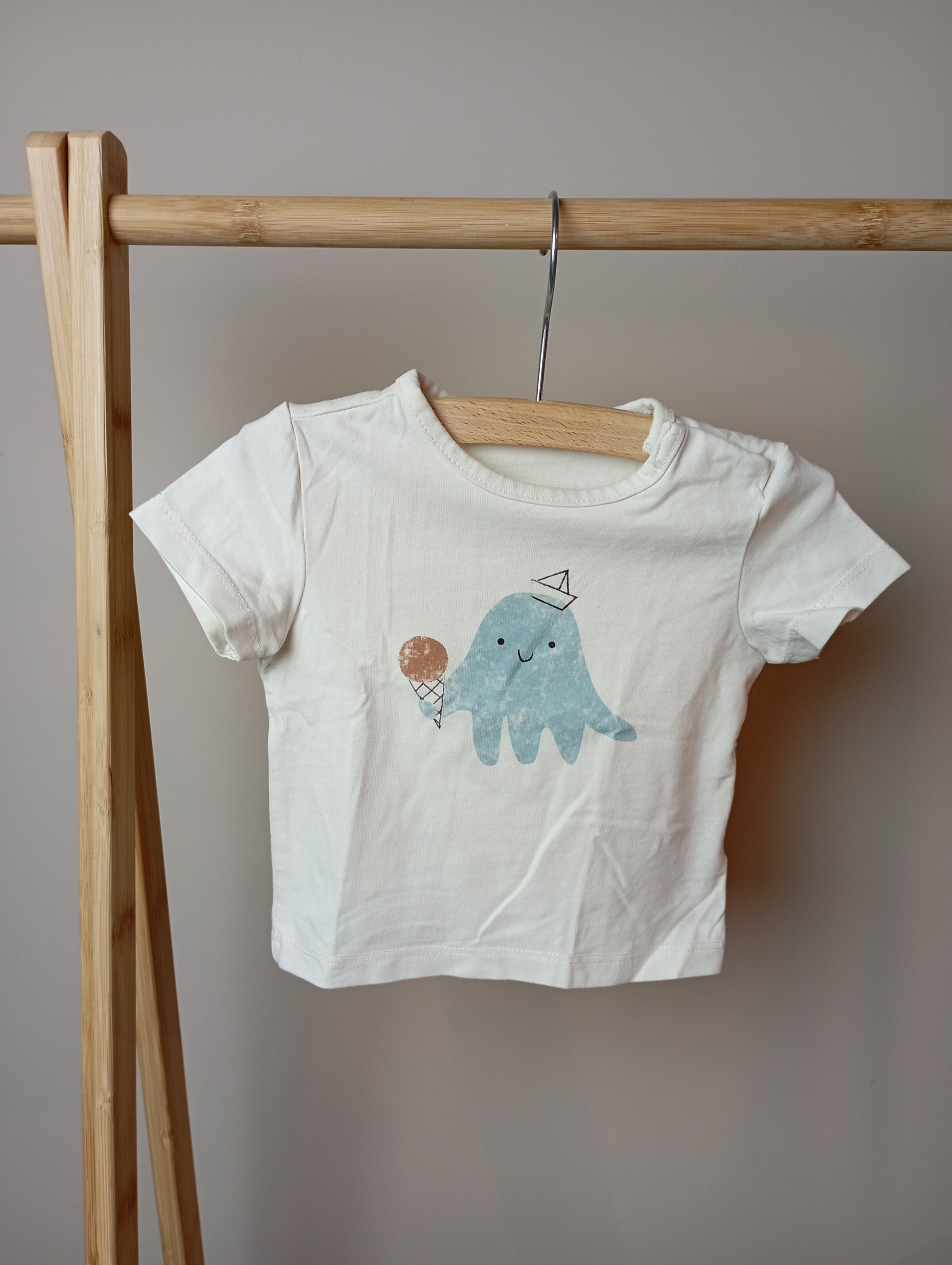 T-shirt met octopus 62 Cuddles and smiles