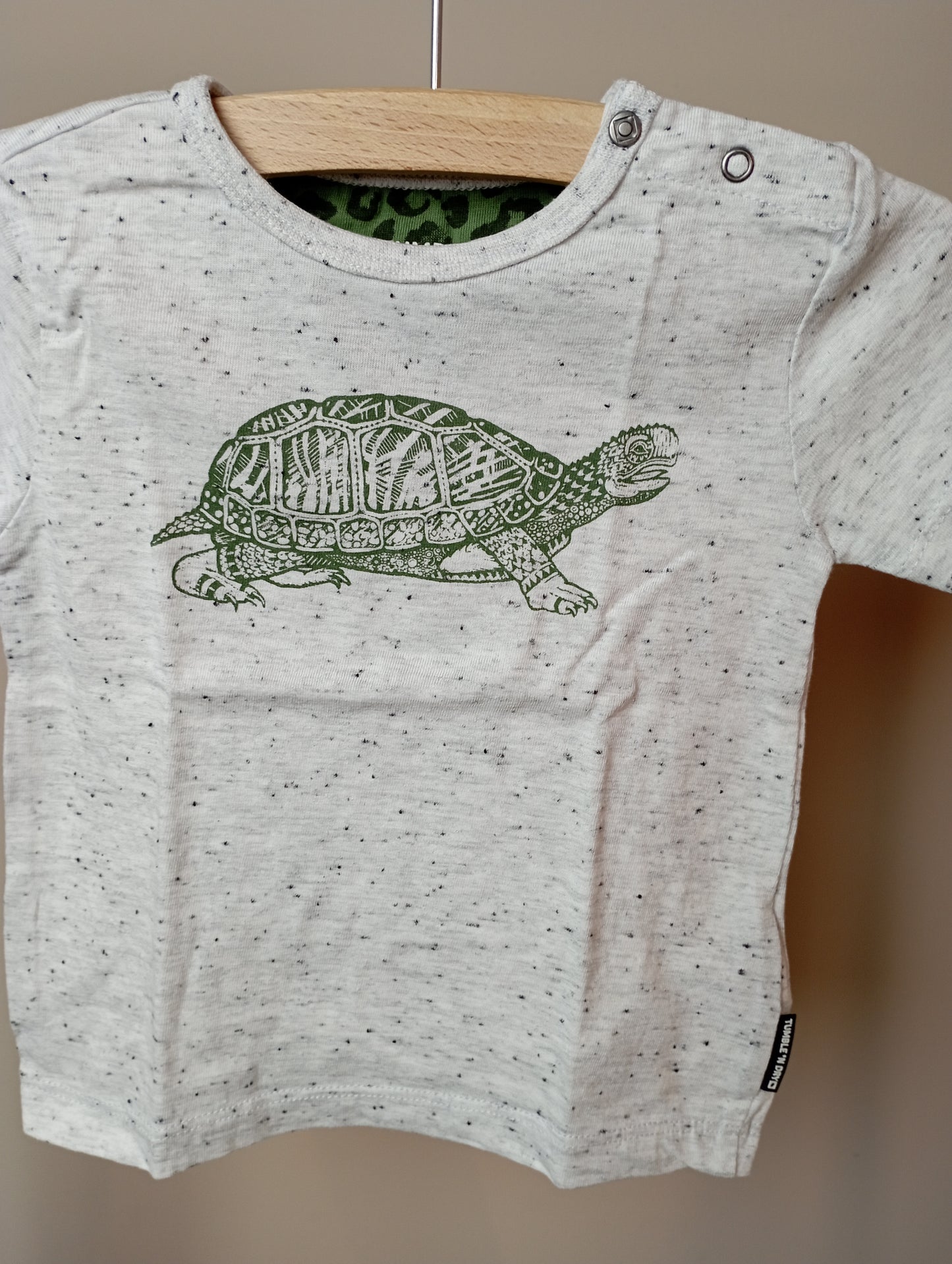 T-shirt met schildpad 68 Tumble 'n Dry