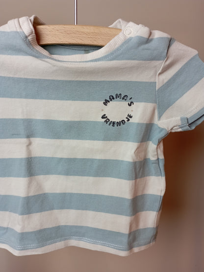 T-shirt "Mama's vriendje" 62 Cuddles and smiles