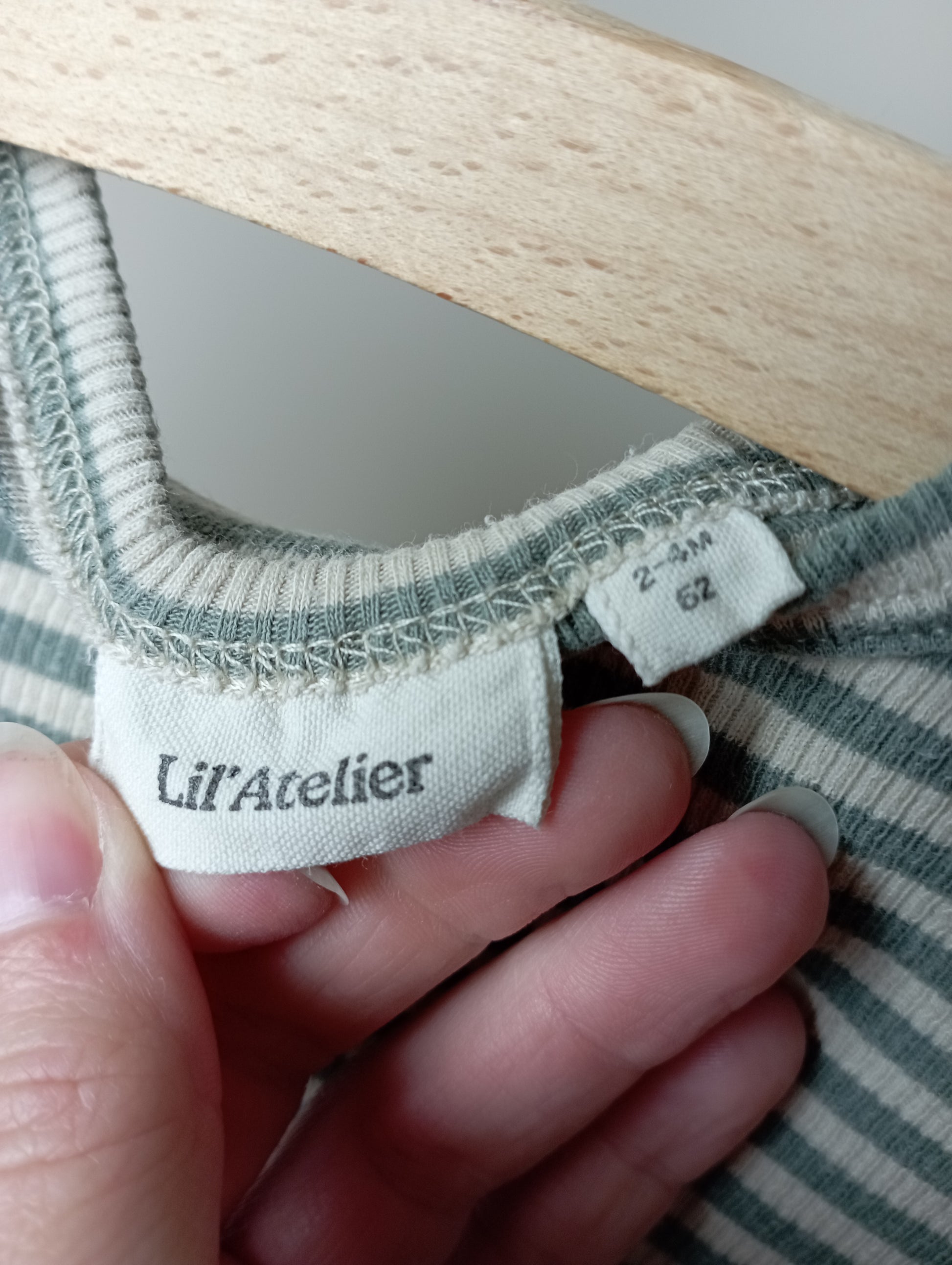 Romper met strepen 62 Lil' Atelier