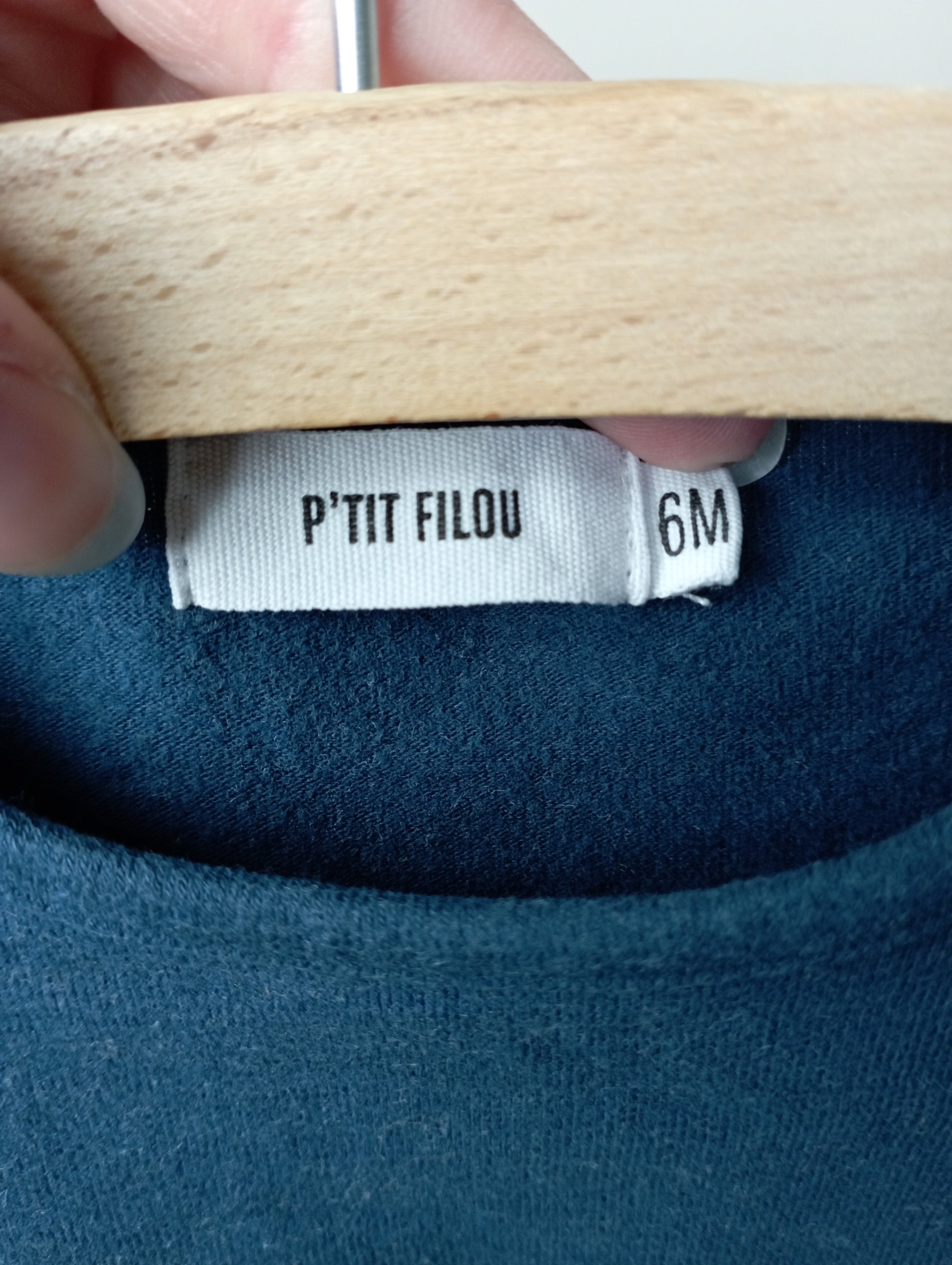 Longsleeve met brikje 6m P'tit Filou