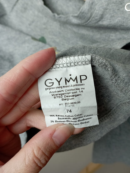 Longsleeve met dino 74 GYMP