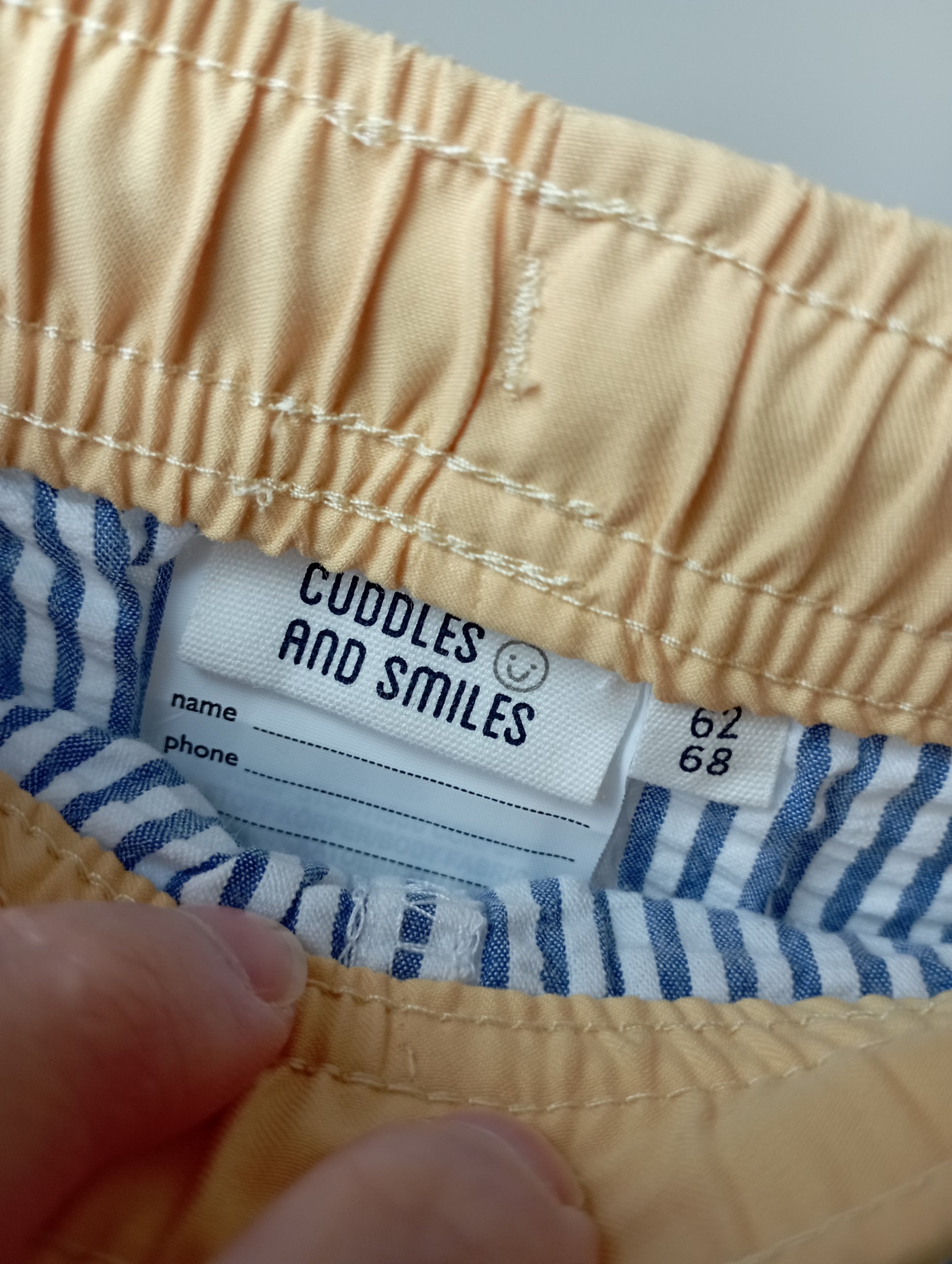 Zwembroek met strepen 62/68 Cuddles and smiles
